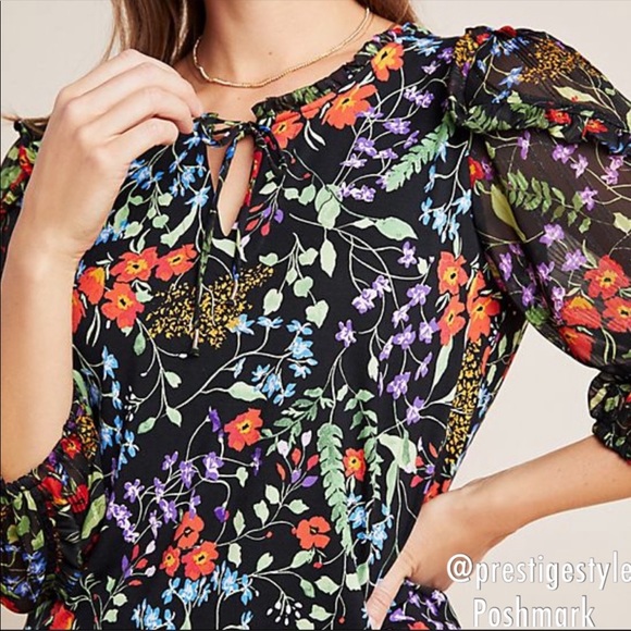 NWT ANTHROPOLOGIE Maeve Jacquin Peasant Blouse - Picture 3 of 4